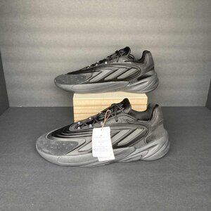 New Adidas Sneakers US 14 Mens Onyx Black Suede Low Top Shoes Big & Tall